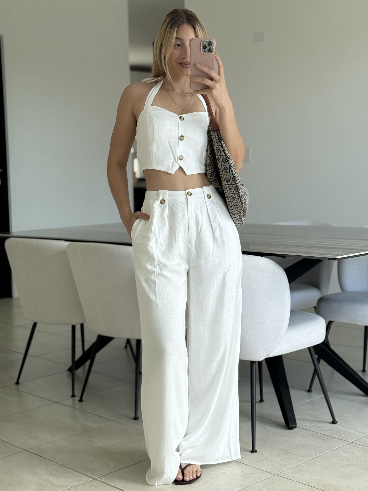 Halter Vest & Pant Set