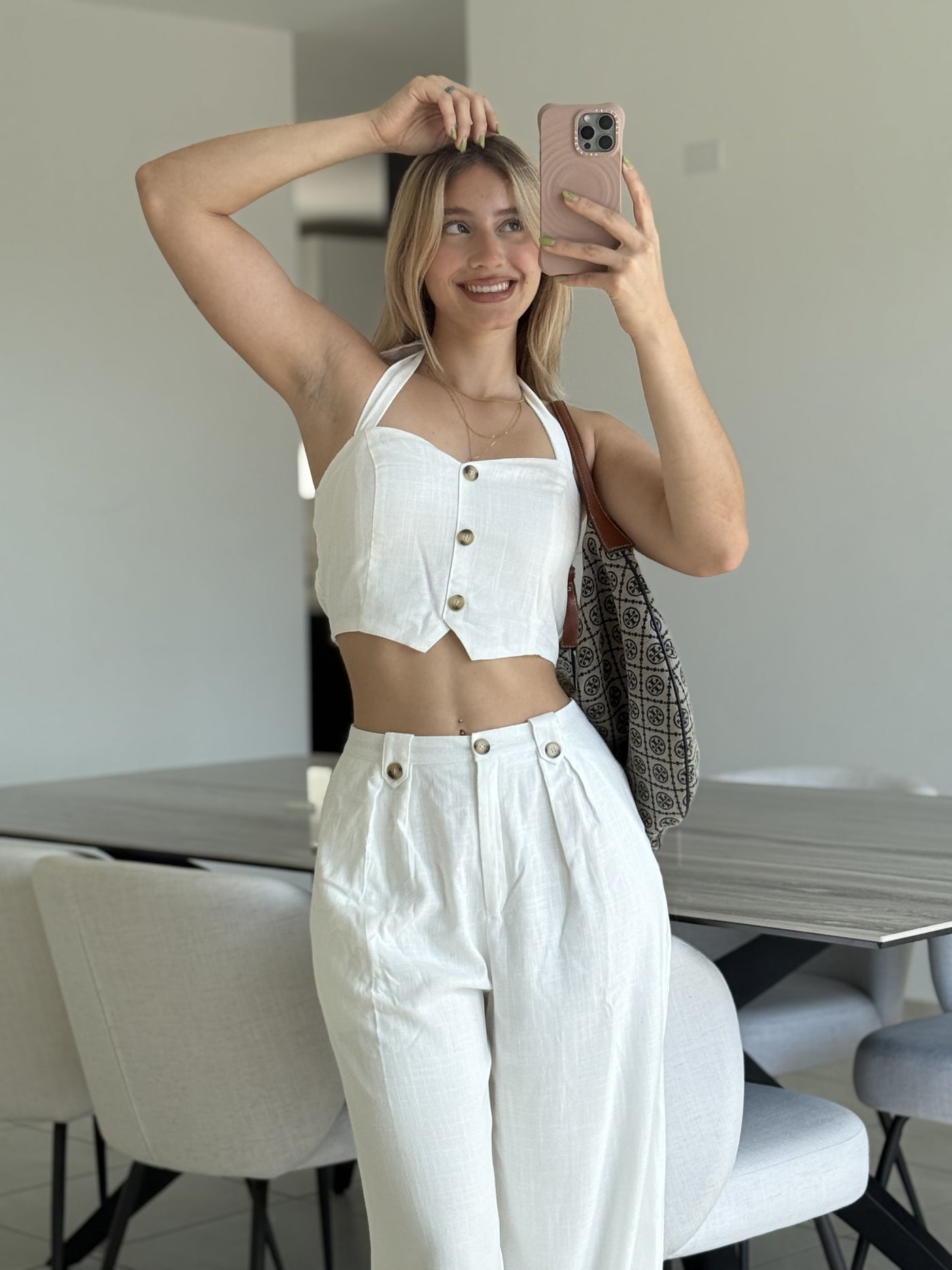 Halter Vest & Pant Set