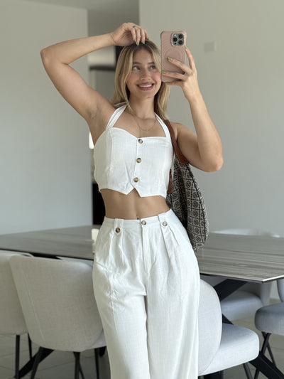 Halter Vest & Pant Set