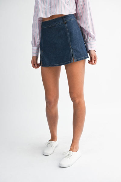 Denim Skort