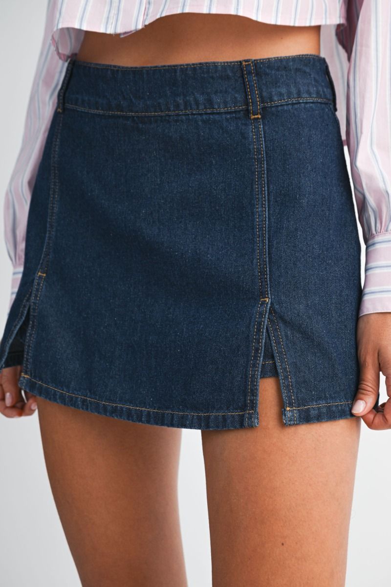 Denim Skort