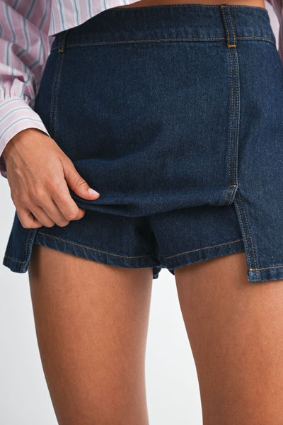 Denim Skort