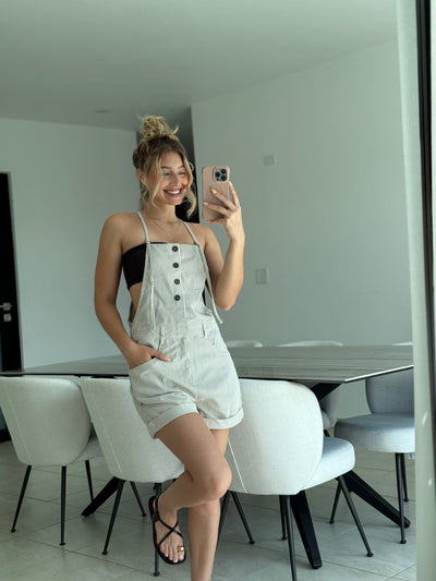 Striped Romper